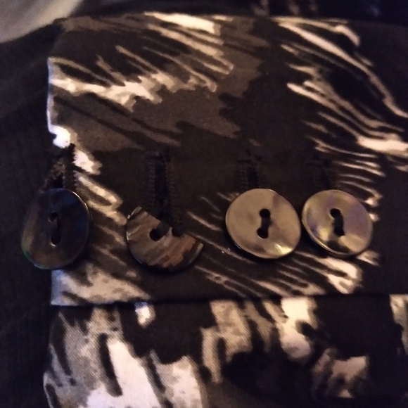 Chico's Abstract print One Button closure blazer, size Chico's 3 (standard L/16) - Picture 8 of 9